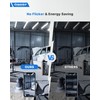 Ensenior 12-Pack T5 LED Shop Lights, 4FT 2000LM 6500K Super