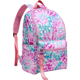 OMOUBOI Small Casual Daypack 14 Inch Laptop Backpack for Teen Men Women Lightweight School Bags College Bookbag Water Resistant Travel Backpack Work Bag, pink