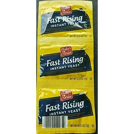 1 Strip of 3 Baker Corner Rapid Rise Instant Fast Rising Yeast bread Baking Dry