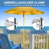 YGKYMVW Parasol Holder, Balcony, Parasol Stand, Portable Parasol Holder, Balcony