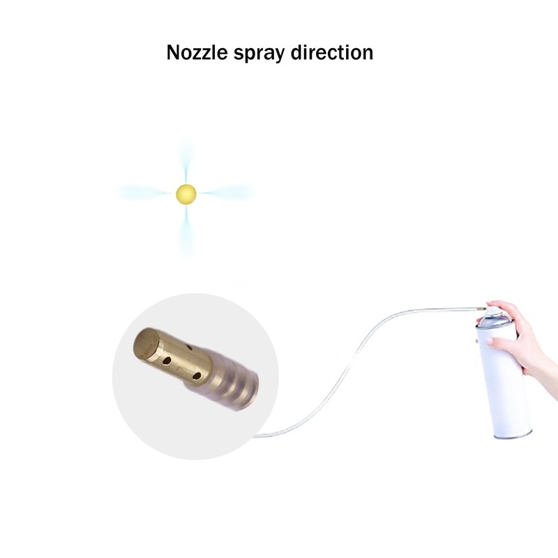 aeobdai 4PCS Pack Spray Can Extension 50cm with Metal Spray