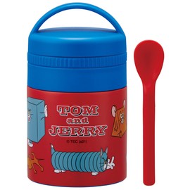 Skater LJFC2NAG-A Antibacterial Insulated Soup Jar, Small Size, Tom & Jerry, 6.1 fl oz (180 ml)