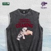 Who Cares? Get Money Chasing Graphic Washed Vest US Warehouse