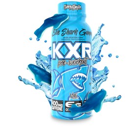 VMI Sports KXR High Stimulant Pre-Workout Energy Ready to Drink 400mg Caffeine, 6g Citrulline, 3.2g Beta-Alanine | Delicious, Convenient, Powerful | 12.5 oz Bottles (Blue Gummy, 12 Bottles)