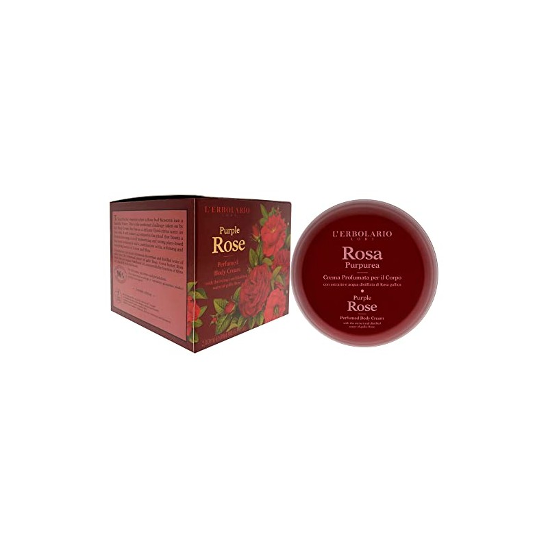 L'Erbolario Crema Profumata per il Corpo Rosa Purpurea 200 ml