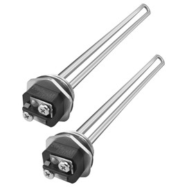 2PCS Water Heater Element Fit for Electric Water Heaters Replace 100108283 100108284 9000092015 9000092045, 4500W 240V Screw-In Heating Elements Components