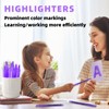 Cgerma Purple Highlighters, 36 Pack, Chisel Tip Highlighter Pack, Quickly