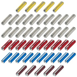SeKi 50 Piece Torpedo Fuse Set 5x5A 20x8A 10x16A 10x25A 5x40A Fuse
