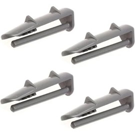 4 Pcs Dishwasher Rear Rail Cap, Replacement Rail End Caps Compatible Blomberg Dishwashers