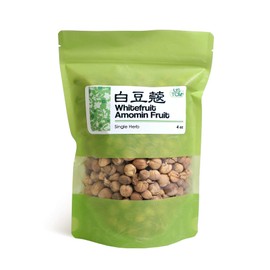 NEW PACKAGING White Fruit Amomin Fruit Bai Dou Kou 白豆蔻 4 Oz