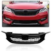 DOTCOM Honeycomb Mesh Front Bumper Upper Grille Grill Compatible with