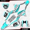 Factory EFX Cyan STREAK Racing Graphics Kit fits 18-21 Honda