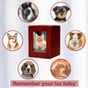 MAKEY'S Pet Urn for Dogs' Ashes, Urn with Dog Photo,