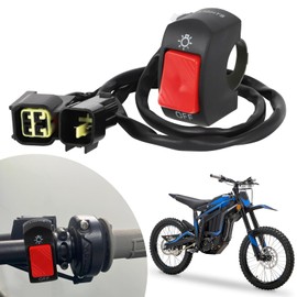 Alpha Rider Headlight Kill Switch for Talaria Sting R MX4 Plug and Play Help Save Battery LED Headlight On/Off Switch with Button