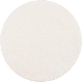 myfelt Linéa Flat Felt Seat Cushion Round Diameter 36 cm White