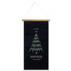 Greenhouse CM Embroidered Tapestry Large Black Tree CM1360-A