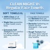 Clean Might Face Towels XL,100% Biodegradable Face Towel,