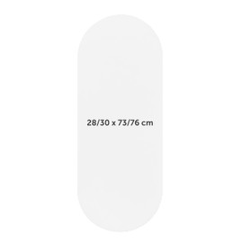 Laleni Moses Basket Sheets - Soft 135gsm Cotton Travel Cot Sheets - Moses Basket - 28-30 x 76-78 cm, White