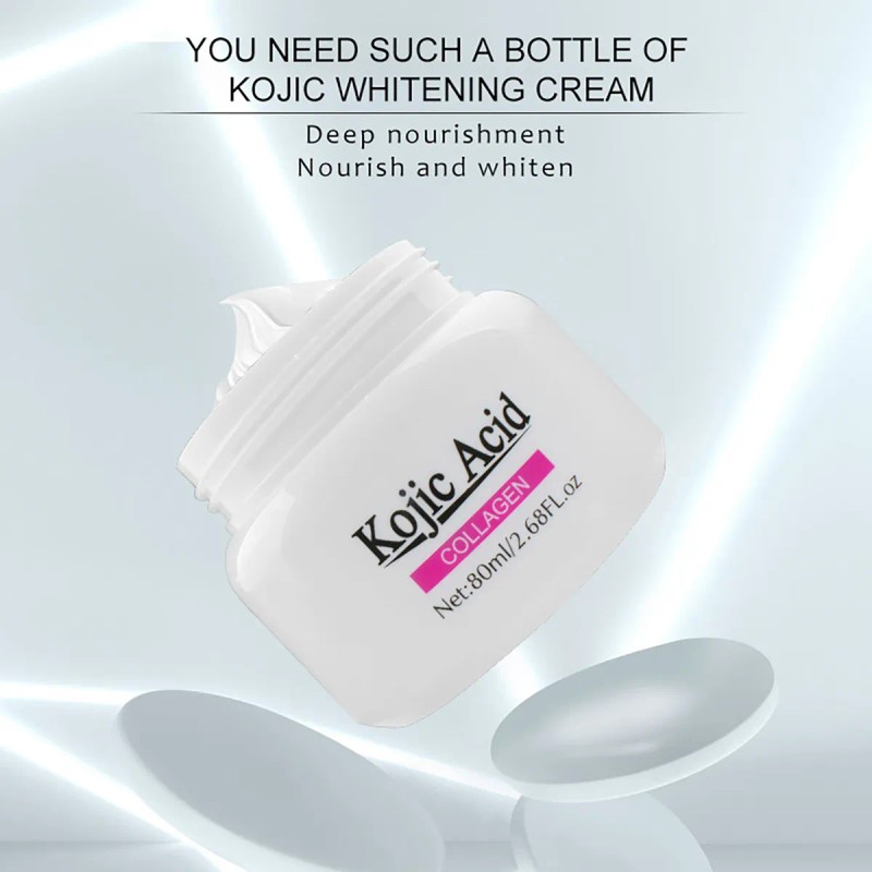 Crema Facial Kojic Hidratante E Iluminadora Para El Cuidado