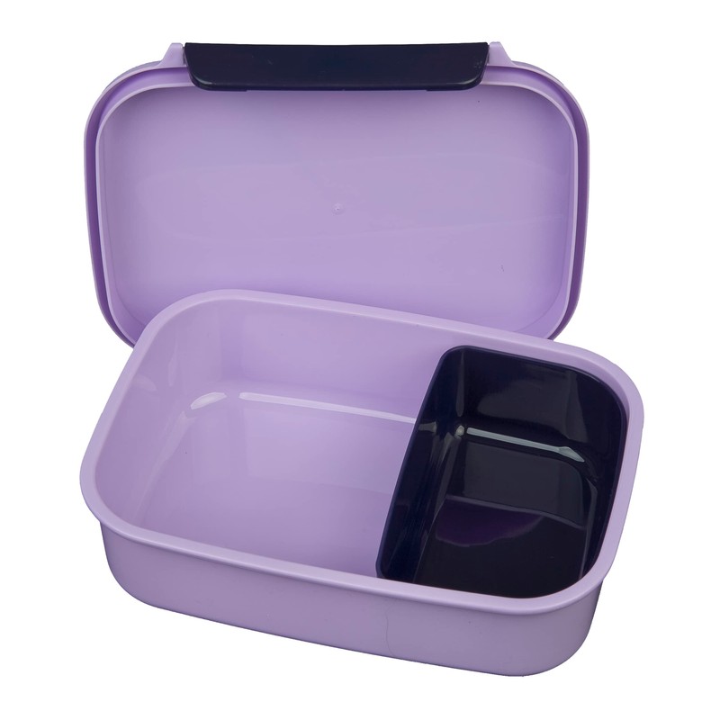 Scooli Dreamland Plastic Lunch Box with Insert and Locking Clip,