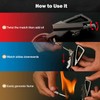 2 Pack Permanent Match Keychain Lighter, Metal Infinity Lighter, Forever