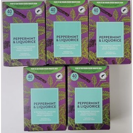 Lidl Peppermint & Liquorice Infusion Tea, Caffeine Free, 200 Bags, 5 Packs