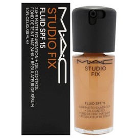 Studio Fix Fluid SPF 15 24Hr Matte Foundation Plus Oil Control -NC45 by MAC for Women - 1 oz Foundation                                               
