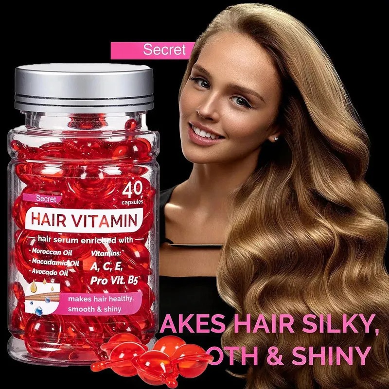 2pcs Cpsulas De Vitaminas Sevich Smooth Silky Hair Quer