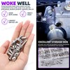 Swpeet - Juego de 301 piezas M5 tornillos de cabeza