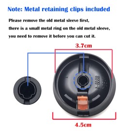 Unifizz Car Heater Control Knob Heater Temperature HVAC Fan Control Knob fit for 2005-2011 Toyota Tacoma - Replace 55900-04020 55900-04030 758695 655-51820A