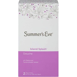 Summer's Eve Douche, Island Splash, 2 Units, 4.5 oz Each (Pack of 1)