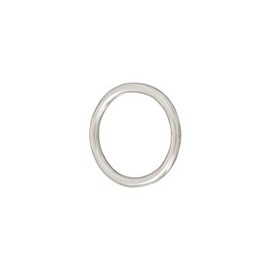 Stainless Steel Ring, Welded And Polished, 6 mm, 30 mm Aisi316/A4