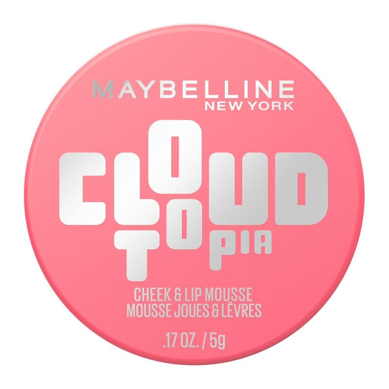 Maybelline Cloudtopia Blush para mejillas y labios,14H, tono rosa iluminada
