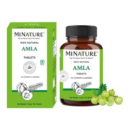 Amla Tablets -90 Tablets,1000mg| 45 Day Supply | 100% Natural Amla Tablet | Amalaki | phyllanthus emblica | Antioxidant | Immunity Booster | Vitamin C | Gluten Free | Vegan | from India