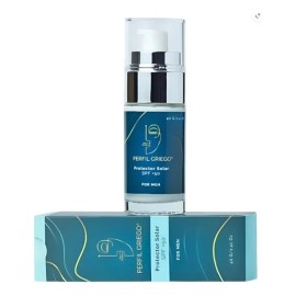 Protector Solar Facial Hombre Bloqueador 50+ Perfil Griego