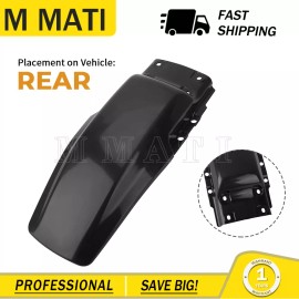 M MATI Rear Fender Black Fits Honda XR80R XR100R 1985 1986-2000 New Plastic Mud Guard