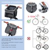 BABEYER Dog Bike Basket, Soft-Sided Dog Bike Carrier with 4