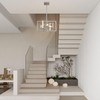 Majhoiw Modern Brushed Nickel Ceiling Light Fixture Modern 3 Lights