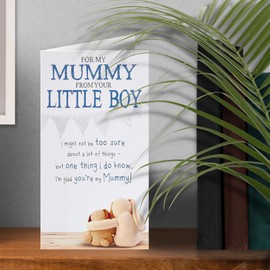 Mummy Birthday Card from Little Boy, Mummy Birthday Card From Son, Mummy From Son Birthday Card, Birthday Card Mummy From Little Boy, Mummy Greetings Card, Snuggly Bumpkins 165 x 240 mm