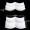 Jmckeweii 2-Pack Melamine Egg Dish - Refrigerator & Countertop Display,