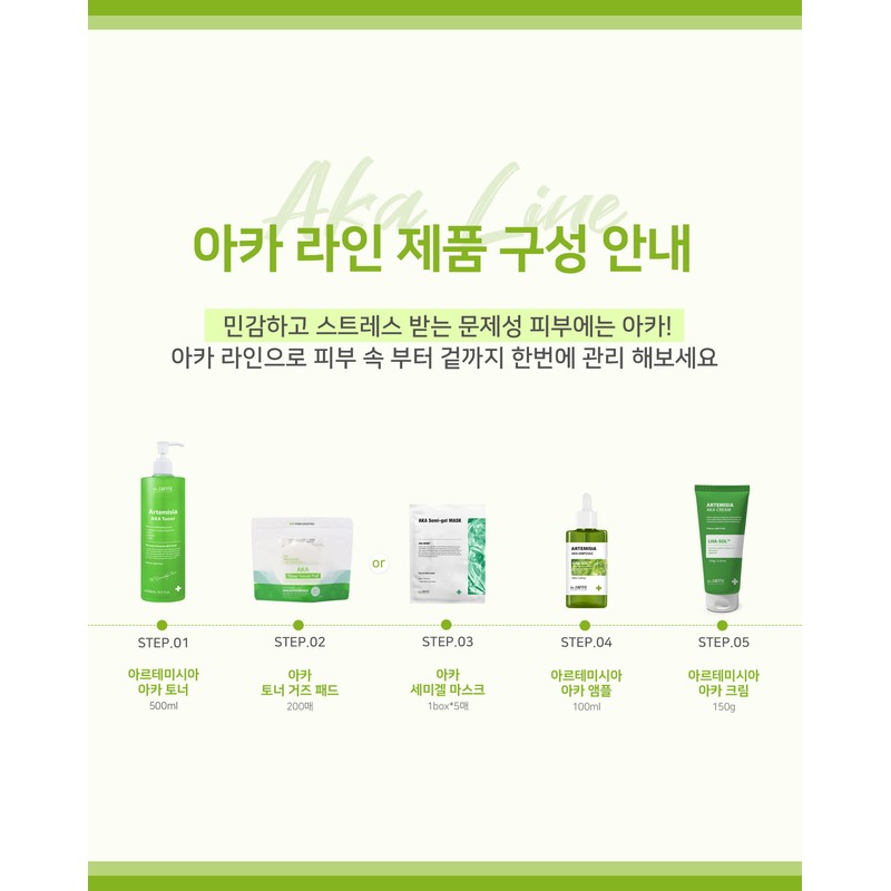 Sande Santé AKA semi-gel mask pack 1box 5ea+AKA neck mask