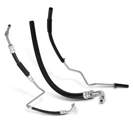 A-Premium Power Steering Hose Pressure & Return Hose Line Assembly Compatible with Hummer H3 2006-2010 H3T 2009-2010 3.5L 3.7L 3-PC Set
