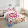 Sun and Moon Comforter Set Queen Stars Constellation Galaxy Bedding