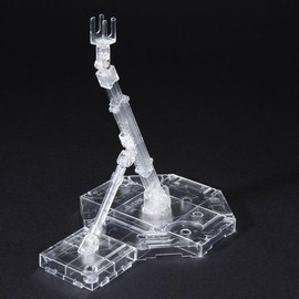 Bandai Hobby - Clear Action Base1 Display Stand 1/100 (Box/10), Bandai