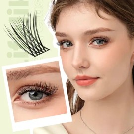 Extensiones De Pestañas N04 Postizas Naturales Kit Completo Color N05 Espesor 0.07 Mm Largo 1.6 Mm Tipo De Curvatura D