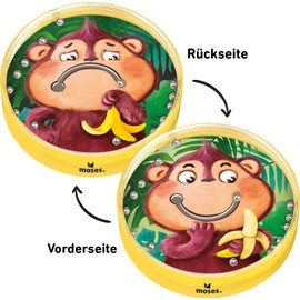 Moses. Patience Game with Animal Motifs for Children from 3 Years, Set of 2, Skill Game, Ball Game to Promote Coordination and Fine Motor Skills