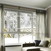 310x125 Window Type Transparent Zippered Windproof Film & Draft Blocker Vinyl Curtain