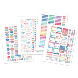 Teacher Created Resources Watercolor Lesson Plan and Record Book, 8.5 inches X 11 inches, White