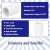 10 Pack 3/4" PVC Pipe Coupling Adapter Pipe Fitting Connector