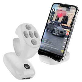 findtime Tik Tok Scrolling Ring Phone Stand Fingertip Wireless Bluetooth Remote Control Tiktok Scroller Ring Bluetooth Page Turner Compatible with iOS Android